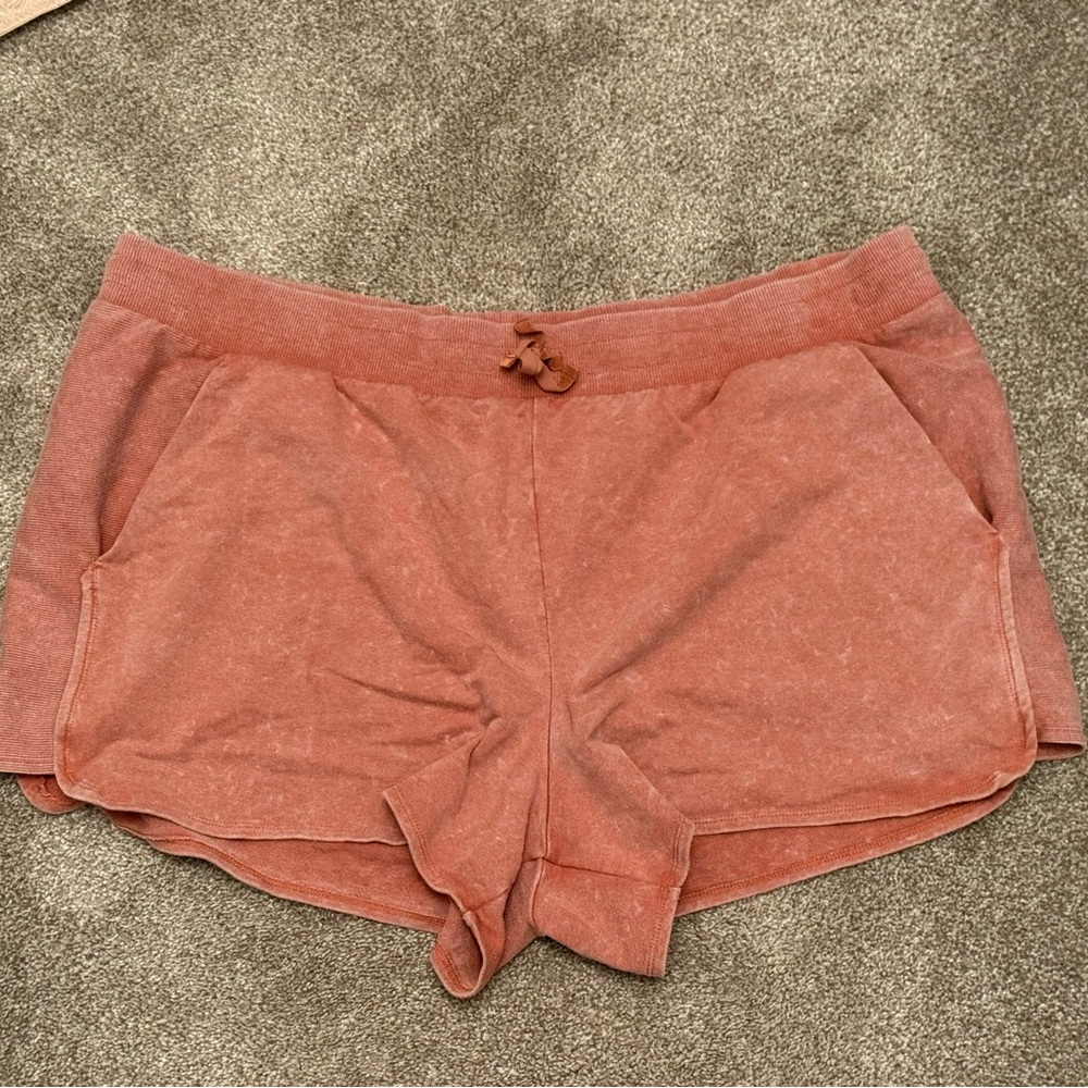 All in Motion Women's Athletic Shorts in Rust